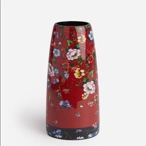 Johnny Was one-of-a-kind Bardeaux Floral Enamel Vase